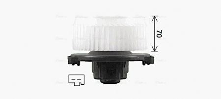 Ventilator habitaclu potrivit HONDA CITY V, JAZZ III 1.2-1.4 07.08- [1]