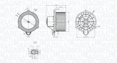 Ventilator habitaclu potrivit HYUNDAI ACCENT II, GETZ 1.1-1.6 01.00-12.10 [1]