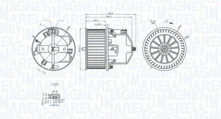 Climatizare - Ventilator habitaclu potrivit LAND ROVER RANGE ROVER EVOQUE 2.0D 06.15-12.19