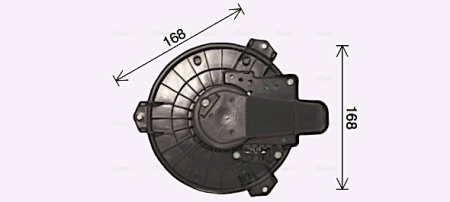 Ventilator habitaclu - Ventilator habitaclu potrivit LEXUS ES, RX; TOYOTA CAMRY, HIGHLANDER / KLUGER, VENZA 2.0-3.5H 2006-2019