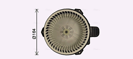 Ventilator habitaclu potrivit LEXUS ES, RX; TOYOTA CAMRY, HIGHLANDER / KLUGER, VENZA 2.0-3.5H 2006-2019 [1]