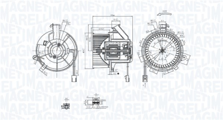 Ventilator habitaclu potrivit MERCEDES AMG GT (C190), AMG GT (R190), C (C204), C T-MODEL (S204), C (W204), CLS (C218), CLS SHOOTING BRAKE (X218), E (A207), E (C207) 1.6-6.3 dupa 2007 [1]