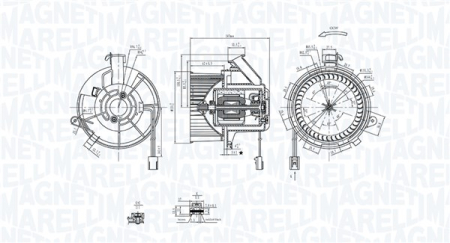 Ventilator habitaclu potrivit MERCEDES AMG GT (C190), AMG GT (R190), C (C204), C T-MODEL (S204), C (W204), CLS (C218), CLS SHOOTING BRAKE (X218), E (A207), E (C207) 1.6-6.3 dupa 2007 [2]
