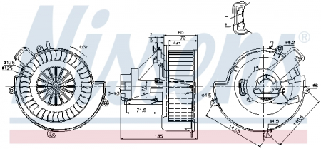 Ventilator habitaclu potrivit OPEL ASTRA G, ASTRA G CLASSIC, ASTRA H CLASSIC, ZAFIRA A 1.2-2.2D 02.98- [0]