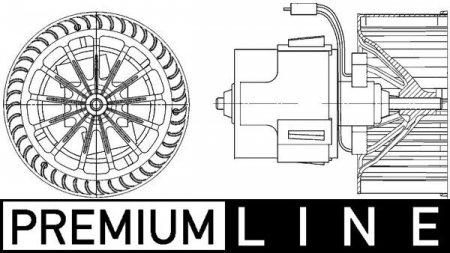 Ventilator habitaclu - Ventilator habitaclu potrivit OPEL MERIVA A 1.3D-1.8 05.03-05.10