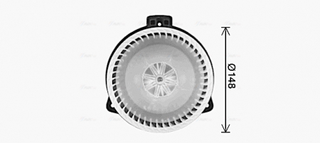 Ventilator habitaclu potrivit VOLVO S40 I, V40 1.6-2.0 07.95-12.04 [2]