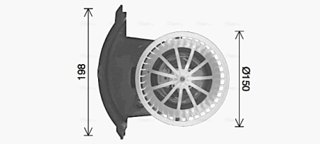 Ventilator habitaclu potrivit VW CALIFORNIA T5 CAMPER, CALIFORNIA T6 CAMPER, MULTIVAN T5, MULTIVAN T6, TRANSPORTER T5, TRANSPORTER T6, TRANSPORTER T6 / CARAVELLE T6 1.9D-3.2 2003-2024 [2]