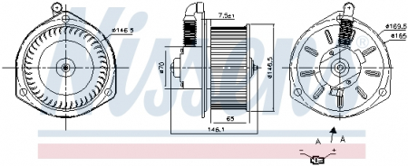Ventilator habitaclu - Ventilator habitaclu TOYOTA DYNA, DYNA 400 2.5D-4.6D dupa 2001