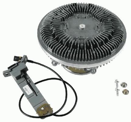 Ventilator - Ventilator potrivit MAN E2000, F2000, TGA, TGX I D2066LF22-D3876LF02 dupa 1994 (numar pini: 2)