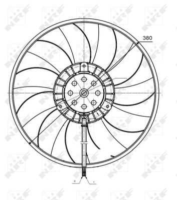 Ventilator - Ventilator radiator AUDI A6, A6 ALLROAD 2.0-3.2 intre 2004-2011