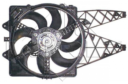 Ventilator - Ventilator radiator (cu carcasa) ABARTH GRANDE PUNTO; FIAT GRANDE PUNTO 1.3D/1.4 dupa 2005
