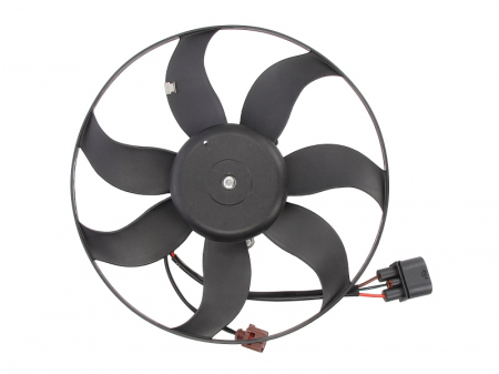 Ventilator - Ventilator radiator (cu carcasa) AUDI A1, A3, TT; SEAT ALTEA, ALTEA XL, IBIZA IV, LEON, TOLEDO III; SKODA OCTAVIA II, OCTAVIA III, SUPERB II, YETI; VW BEETLE, CADDY ALLTRACK, CADDY III 1.0-3.6 dupa 20