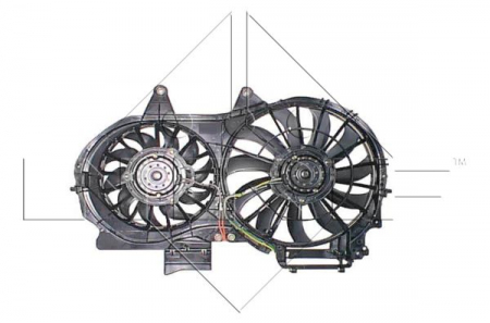 Ventilator - Ventilator radiator (cu carcasa) AUDI A4, A6; SEAT EXEO, EXEO ST 1.6-2.0D intre 2000-2013