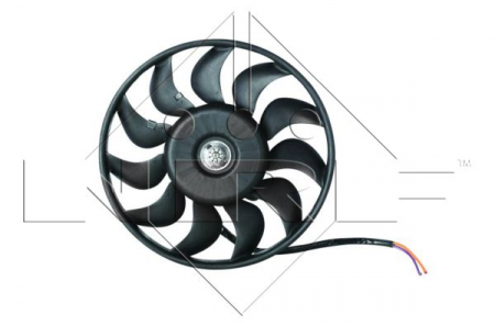 Ventilator - Ventilator radiator potrivit AUDI A4, A6; SEAT EXEO, EXEO ST 1.6-3.2 2000-2013 - (cu carcasa)