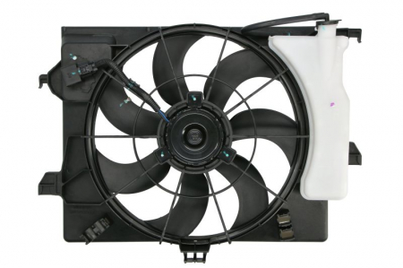 Ventilator radiator (cu carcasa, cu controler) potrivit HYUNDAI ACCENT IV, VELOSTER; KIA RIO III 1.4/1.6 11.10- [1]