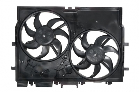 Ventilator - Ventilator radiator (cu carcasa, dublu) FIAT DUCATO 2.2D/2.3D/3.0D dupa 2006