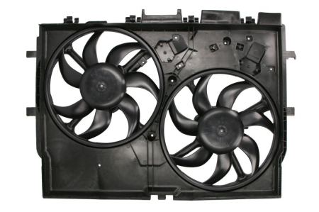Ventilator radiator (cu carcasa, dublu) potrivit CITROEN JUMPER III; FIAT DUCATO; PEUGEOT BOXER 2.0D-3.0D dupa 2006 [0]