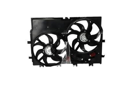 Ventilator radiator potrivit FIAT DUCATO 2.0D-3.0D dupa 2006 - (cu carcasa, dublu) [4]
