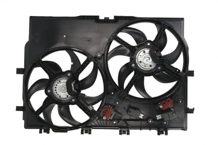 Ventilator radiator potrivit FIAT DUCATO 2.0D-3.0D dupa 2006 - (cu carcasa, dublu) [1]