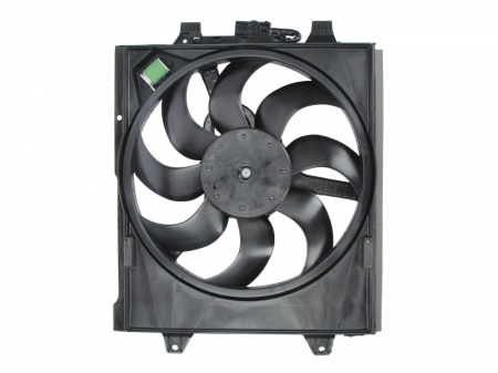 Ventilator radiator (cu carcasa) FIAT 500 1.2/1.3D/1.4 dupa 2007 Ventilator - Ventilator radiator (cu carcasa) FIAT 500 1.2/1.3D/1.4 dupa 2007