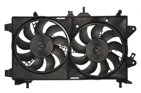 Ventilator - Ventilator radiator (cu carcasa) FIAT IDEA, PUNTO; LANCIA MUSA 1.9D dupa 1999
