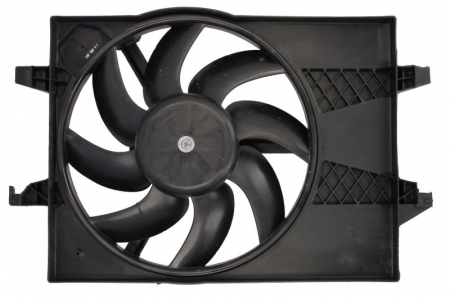 Ventilator - Ventilator radiator (cu carcasa) FORD FIESTA V, FOCUS II, FUSION 1.4D/2.0D intre 2001-2012