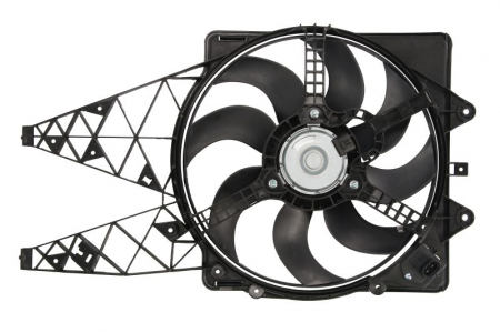 Ventilator radiator (cu carcasa) potrivit ALFA ROMEO MITO; FIAT GRANDE PUNTO, PUNTO, PUNTO EVO; VW POLO 1.3D/1.4/1.9D 06.97- [1]