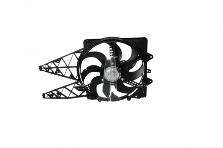 Ventilator radiator (cu carcasa) potrivit ALFA ROMEO MITO; FIAT GRANDE PUNTO, PUNTO, PUNTO EVO; VW POLO 1.3D/1.4/1.9D 06.97- [4]
