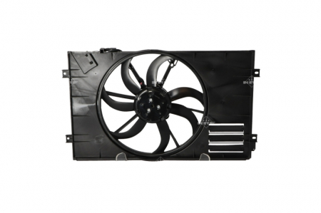 Ventilator radiator potrivit AUDI A3; SEAT ALTEA, ALTEA XL, LEON; SKODA YETI; VW CADDY ALLTRACK, CADDY ALLTRACK/MINIVAN, CADDY III, CADDY III/MINIVAN, CADDY IV 1.2-2.0D dupa 2003 - (cu carcasa) [1]