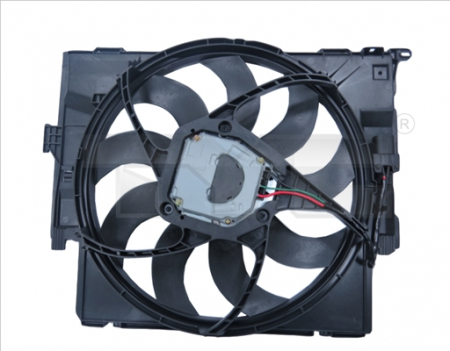 Ventilator - Ventilator radiator (cu carcasa) potrivit BMW 1 (F20), 1 (F21), 2 (F22, F87), 2 (F23), 3 (F30, F80), 3 (F31), 3 GRAN TURISMO (F34), 4 (F32, F82), 4 (F33, F83) 1.5-3.0H 11.11-