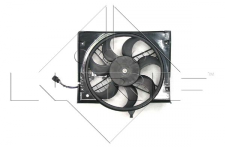 Ventilator radiator potrivit BMW 3 (E46) 2.0D 1998-2007 (cu carcasa) [3]