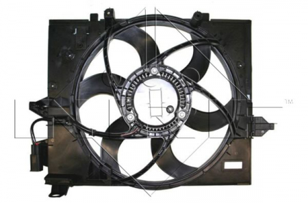 Ventilator radiator potrivit BMW 5 (E60), 5 (E61) 2.2/2.5/3.0 2001-2010 (cu carcasa) [2]