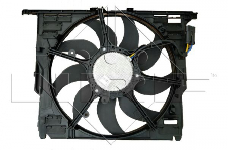 Ventilator radiator potrivit BMW 5 (F10), 5 (F11), 5 GRAN TURISMO (F07), 6 (F12), 6 (F13), 6 GRAN COUPE (F06), 7 (F01, F02, F03, F04) 3.0/3.0D/3.0H 2008-2018 (cu carcasa) [2]