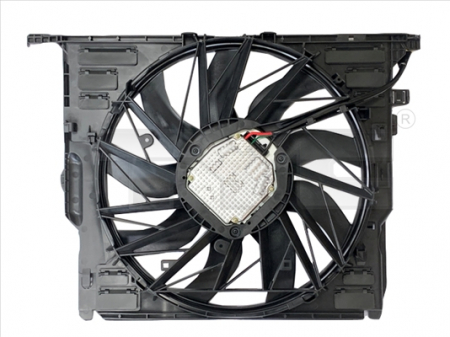 Ventilator - Ventilator radiator (cu carcasa) potrivit BMW 5 (F10), 5 (F11), 5 GRAN TURISMO (F07), 6 (F12), 6 (F13), 6 GRAN COUPE (F06), 7 (F01, F02, F03, F04) 3.0/3.0D/3.0H 02.08-10.18