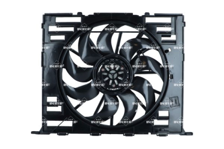 Ventilator - Ventilator radiator potrivit BMW 5 (G30, F90), 5 (G31), 6 GRAN TURISMO (G32), 7 (G11, G12), 8 (G14, F91), 8 (G15, F92), 8 GRAN COUPE (G16, F93) 1.6-3.0DH dupa 2015 (cu carcasa)