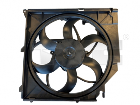 Ventilator radiator potrivit BMW X3 (E83) 2.0-3.0 2003-2011 - (cu carcasa) [1]