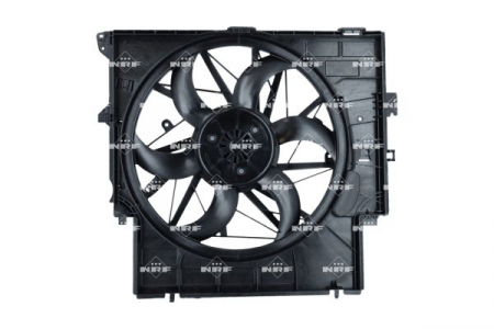 Ventilator radiator (cu carcasa) potrivit BMW X3 (F25), X4 (F26) 1.6/2.0/2.0D 09.10-03.18 [2]
