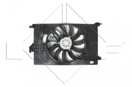 Ventilator radiator potrivit CADILLAC BLS; OPEL SIGNUM, VECTRA C, VECTRA C GTS; SAAB 9-3, 9-3X 1.6-2.2 dupa 2002 - (cu carcasa) [2]