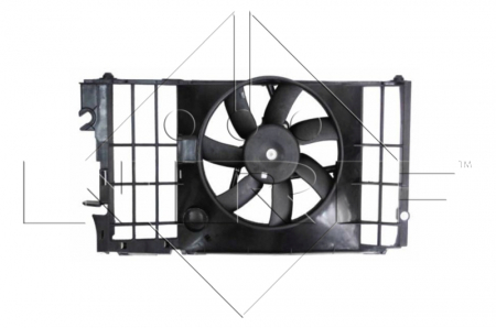 Ventilator radiator potrivit CITROEN BERLINGO, BERLINGO/MINIVAN, XSARA, ZX; PEUGEOT 306, 406, PARTNER, PARTNER/MINIVAN 1.1-2.0D 1991-2015 - (cu carcasa) [1]