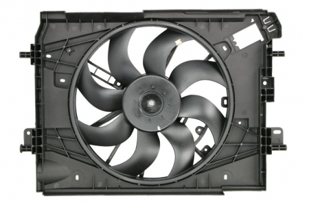 Ventilator radiator (cu carcasa) potrivit DACIA DOKKER, DOKKER/MINIVAN, DUSTER, DUSTER/SUV, LODGY, LOGAN II, LOGAN MCV II, SANDERO II; NISSAN MICRA V; RENAULT CAPTUR I, CLIO IV 0.9-1.6LPG 02.08- [0]