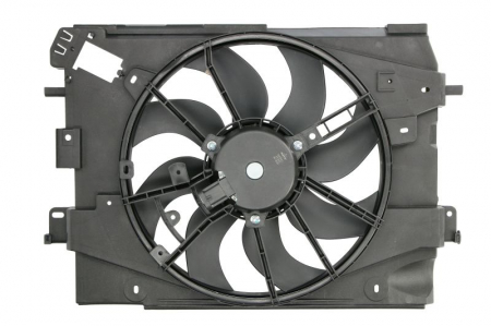 Ventilator radiator (cu carcasa) potrivit DACIA DOKKER, DOKKER/MINIVAN, DUSTER, DUSTER/SUV, LODGY, LOGAN II, LOGAN MCV II, SANDERO II; NISSAN MICRA V; RENAULT CAPTUR I, CLIO IV 0.9-1.6LPG 02.08- [1]