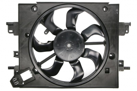 Ventilator - Ventilator radiator (cu carcasa) potrivit DACIA DOKKER, DOKKER/MINIVAN, DUSTER, DUSTER/SUV, LODGY; RENAULT CAPTUR I, DUSTER 1.0-2.0 04.10-