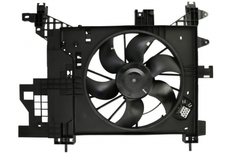 Ventilator - Ventilator radiator potrivit DACIA DUSTER, DUSTER/SUV 1.5D dupa 2010 (cu carcasa)
