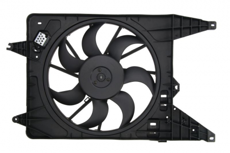 Ventilator radiator (cu carcasa) potrivit DACIA LOGAN, LOGAN EXPRESS, LOGAN MCV, SANDERO 1.5D 05.10- [0]