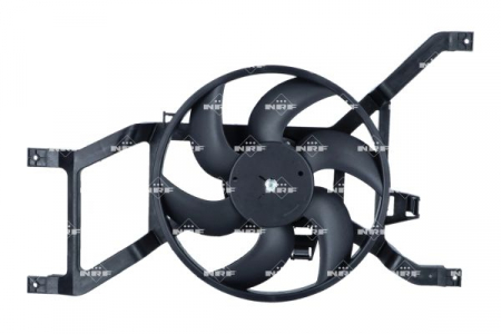 Ventilator radiator (cu carcasa) potrivit DACIA LOGAN, LOGAN EXPRESS, LOGAN MCV, SANDERO; LADA LARGUS; RENAULT LOGAN I 1.2-1.6LPG 08.04- [2]