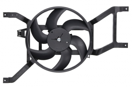 Ventilator radiator (cu carcasa) potrivit DACIA LOGAN, LOGAN EXPRESS, LOGAN MCV, SANDERO; LADA LARGUS; RENAULT LOGAN I 1.2-1.6LPG 08.04- [0]