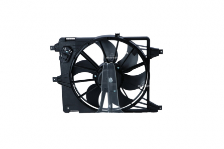 Ventilator radiator potrivit DACIA LOGAN, LOGAN EXPRESS, LOGAN MCV, SANDERO; RENAULT LOGAN I 1.4-1.6LPG dupa 2004 - (cu carcasa) [2]