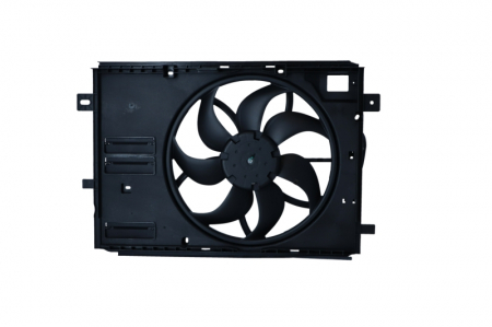Ventilator - Ventilator radiator potrivit DS DS 4 II DS 7; CITROEN BERLINGO, BERLINGO MULTISPACE, BERLINGO/MINIVAN, C5 AIRCROSS; PEUGEOT 3008, 308 II, 308 III, 5008, 5008 II 1.2-2.0D dupa 2008 - (cu carcasa)