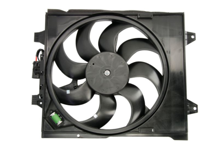 Ventilator - Ventilator radiator (cu carcasa) potrivit FIAT 500, GRANDE PUNTO 1.2-1.4 07.07-