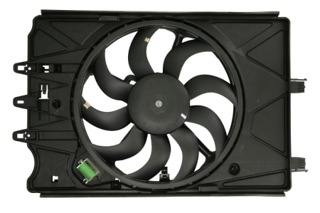 Ventilator - Ventilator radiator (cu carcasa) potrivit FIAT 500L 0.9-1.6D 09.12-